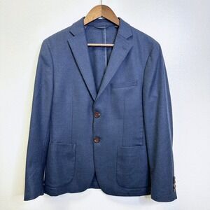 Michael Kors Wool‎ Two-Button Sport Coat Navy 38S